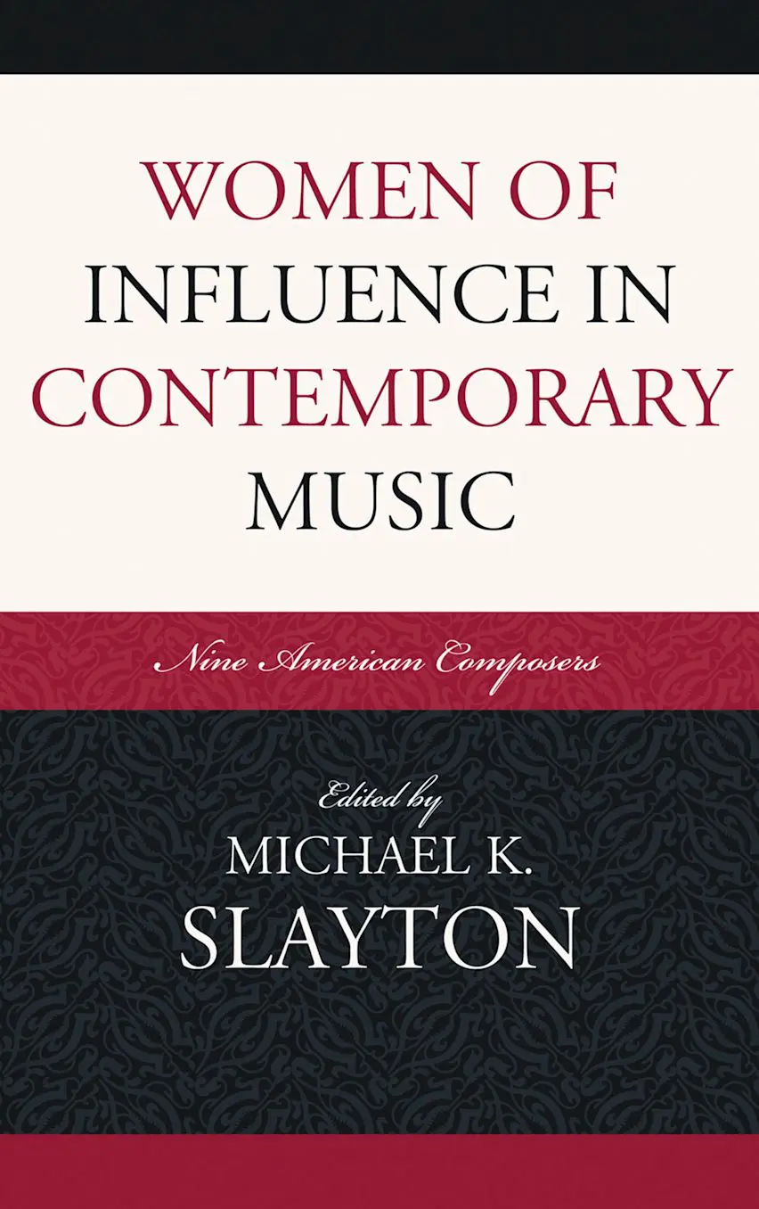 Book cover: "Women of Influence in Contemporary Music.